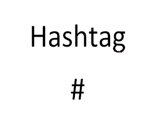 Jak napsat znak hashtag