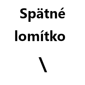 Jak napsat symbol obrácené lomítko na klávesnici? NÁVOD