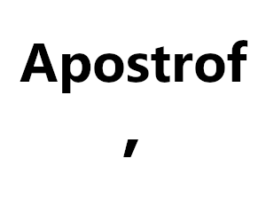 Jak napsat symbol apostrof na klávesnici? NÁVOD
